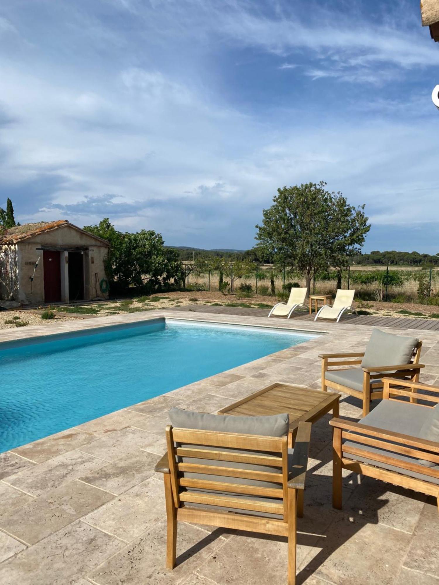 Le Relais D'Affiac Bed & Breakfast Peyriac-Minervois Bagian luar foto
